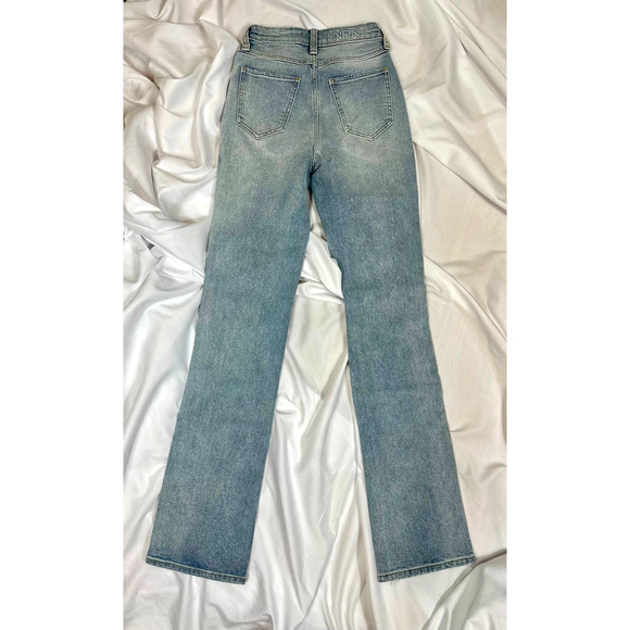LNDN Landon Denim High Rise Straight Leg Distressed Jeans 25" Waist - Picture 15 of 16